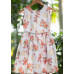 All Over Printed White Kids Dress (KR1205) All Over Printed White Kids Dress (KR1205)